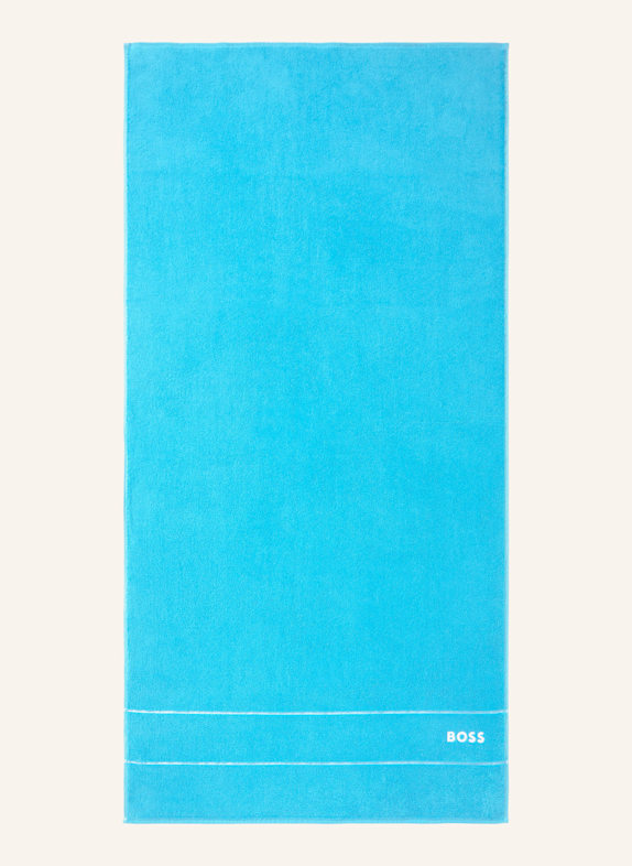 BOSS Duschtuch PLAIN HELLBLAU