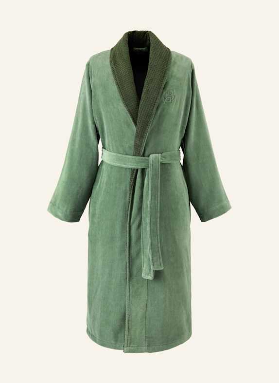 BOSS Bademantel DOUBLEB DUNKELGRÜN