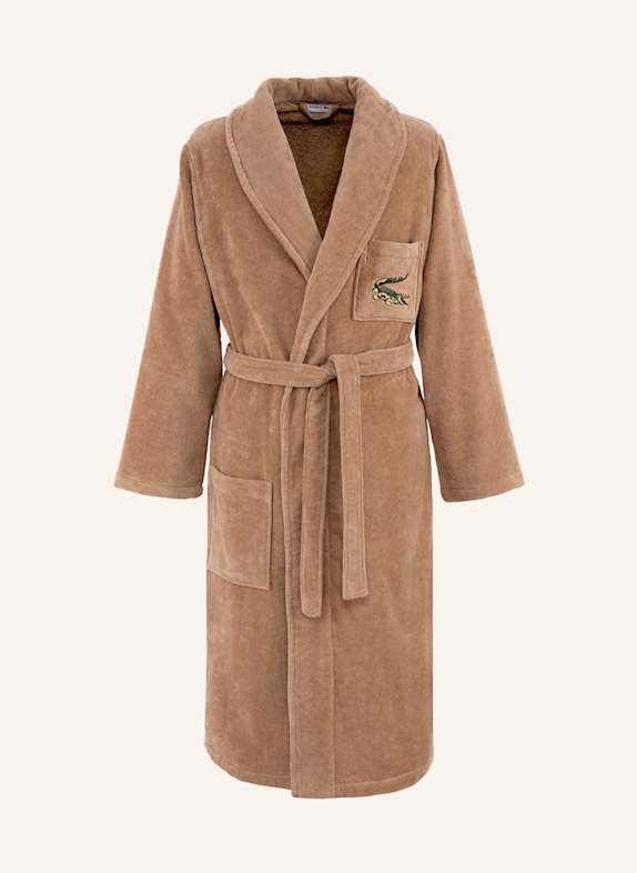 LACOSTE Bademantel LRENE HELLBRAUN