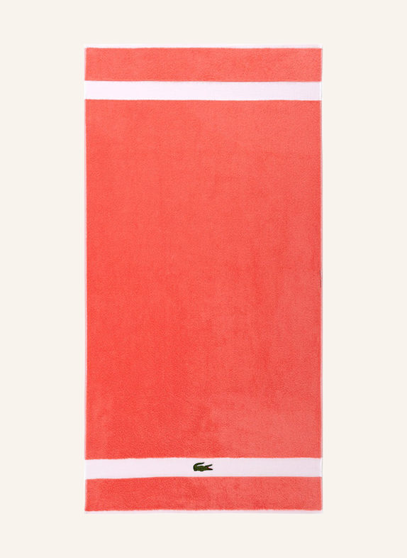 LACOSTE Duschtuch LCASUAL HELLORANGE