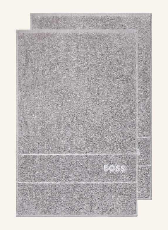 BOSS Gästetuch 2er Set PLAIN HELLGRAU