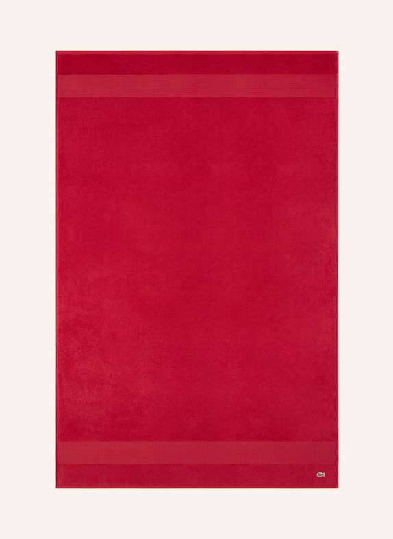 LACOSTE Badetuch LLECROCO ROT
