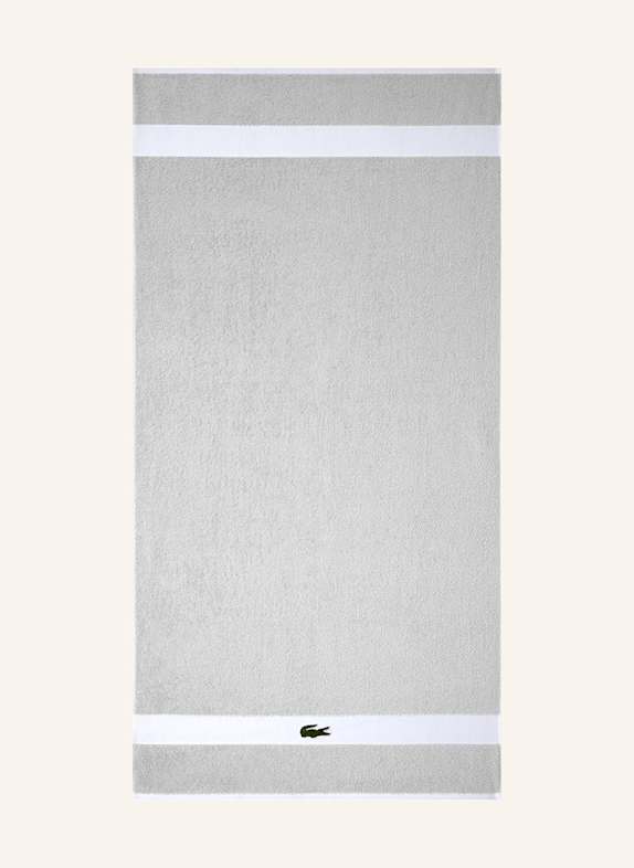LACOSTE Duschtuch LCASUAL HELLGRAU