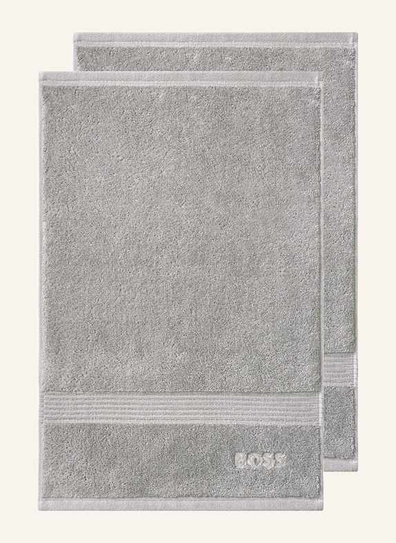 BOSS Gästetuch 2er Set LOFT SILBER