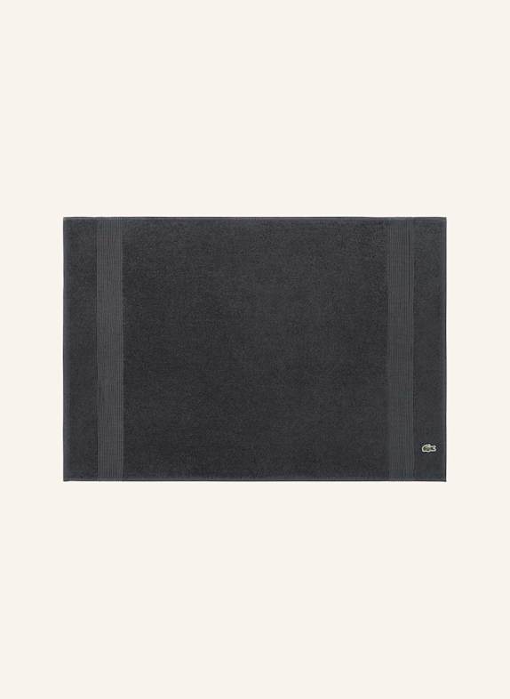 LACOSTE Badematte LLECROCO DUNKELGRAU