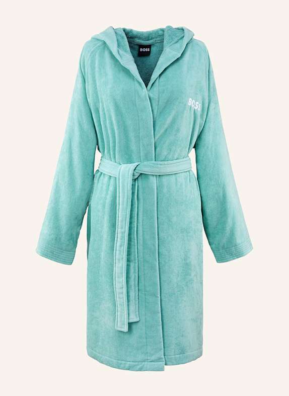 BOSS Bademantel PLAIN TÜRKIS