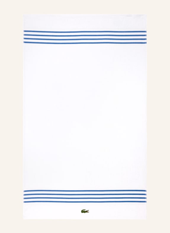 LACOSTE Badetuch LCOURTLI HELLBLAU