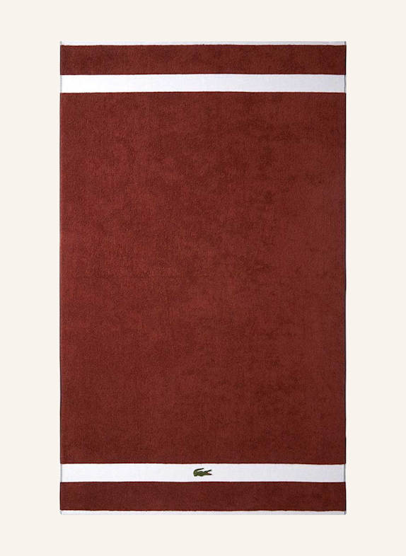 LACOSTE Badetuch LCASUAL BRAUN