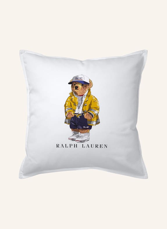 RALPH LAUREN HOME Dekokissenhülle BEAR WEISS