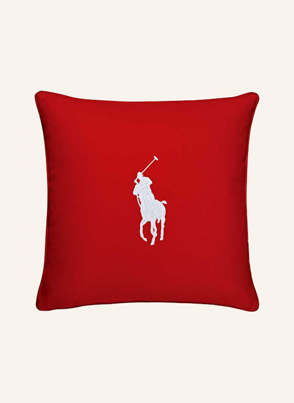 RALPH LAUREN HOME Dekokissenhülle PONY ROT/ WEISS