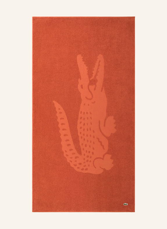 LACOSTE Strandtuch LSPORT DUNKELORANGE