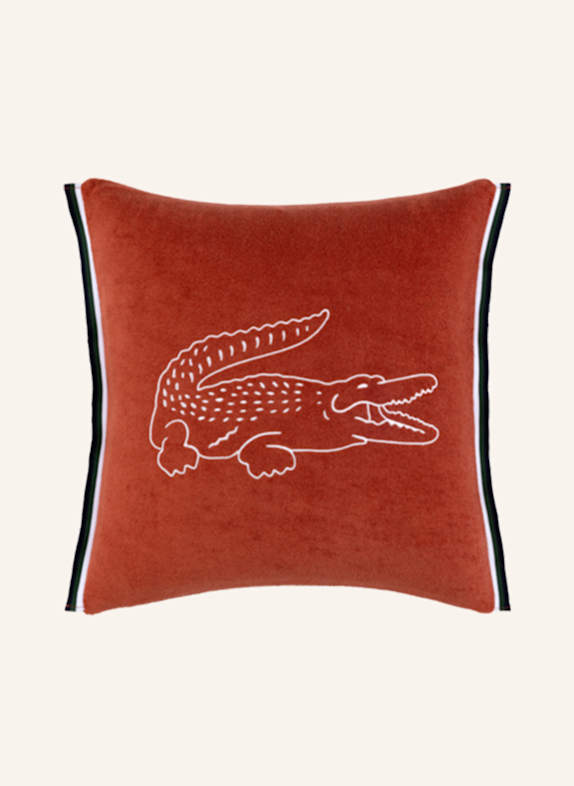 LACOSTE Dekokissenhülle LBREAK DUNKELORANGE