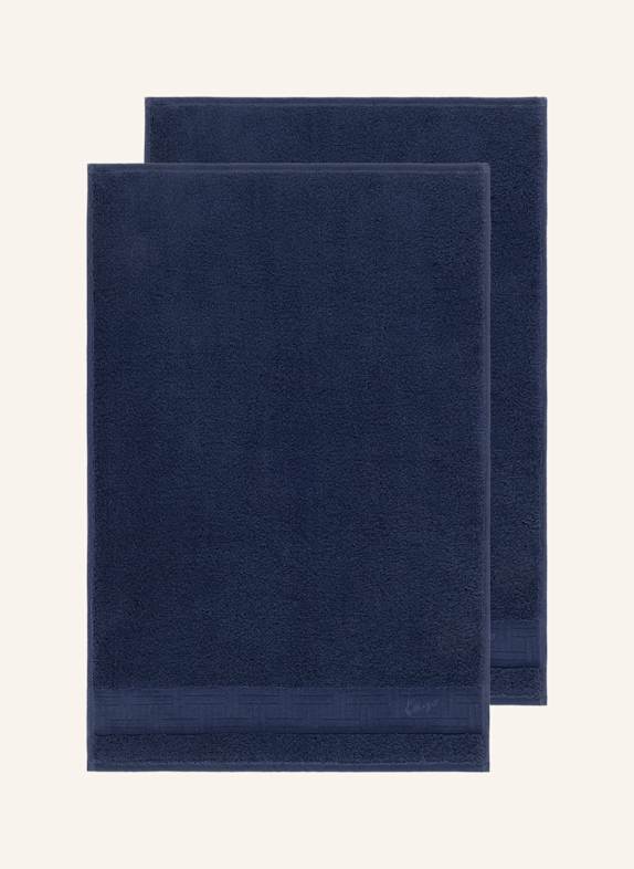 KENZO HOME Gästetuch 2er Set KWEAVE DUNKELBLAU