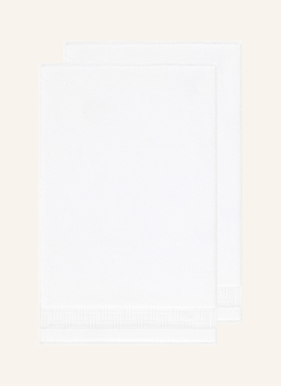 KENZO HOME Gästetuch 2er Set KWEAVE WEISS