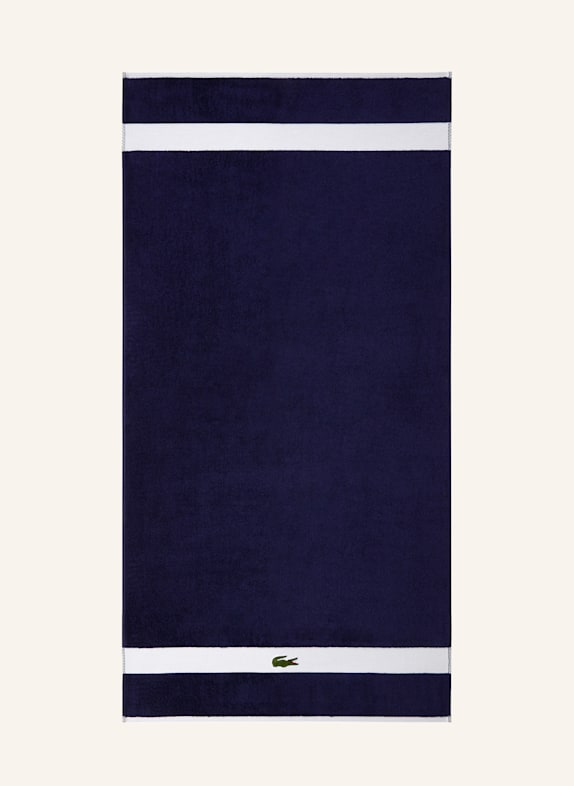 LACOSTE Handtuch LCASUAL DUNKELBLAU