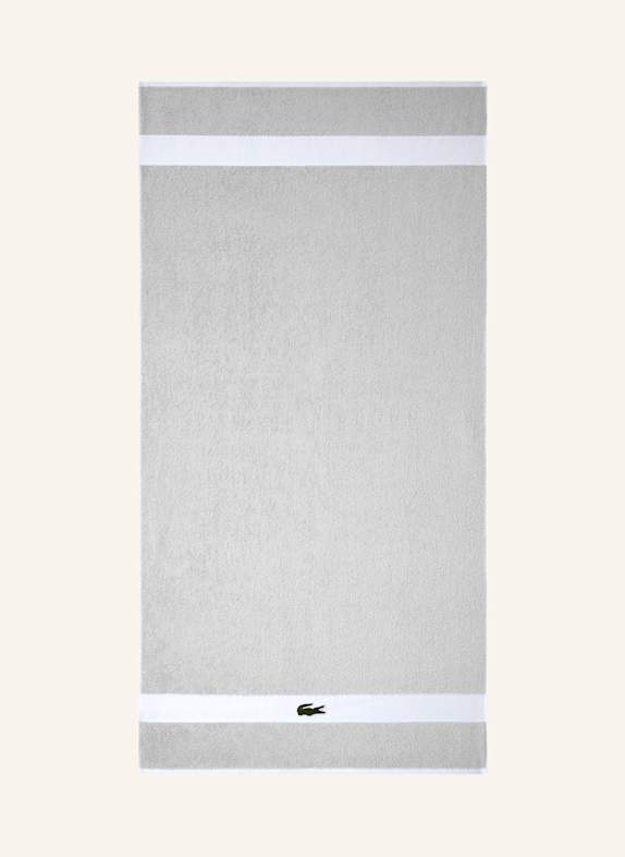 LACOSTE Handtuch LCASUAL HELLGRAU