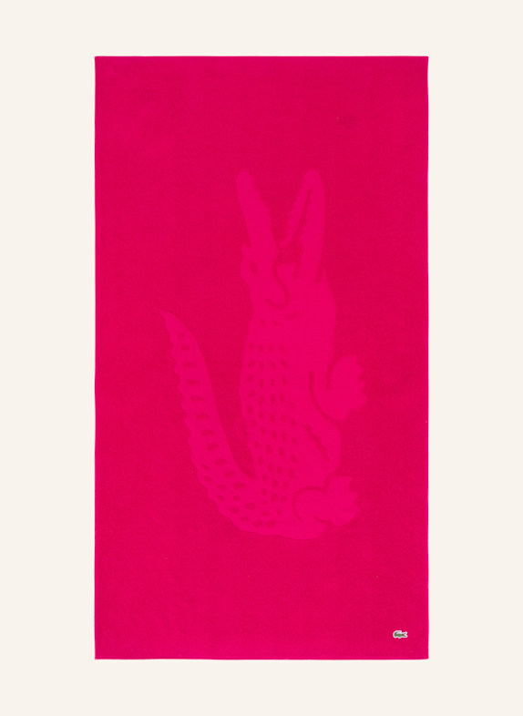 LACOSTE Strandtuch LSPORT ROT