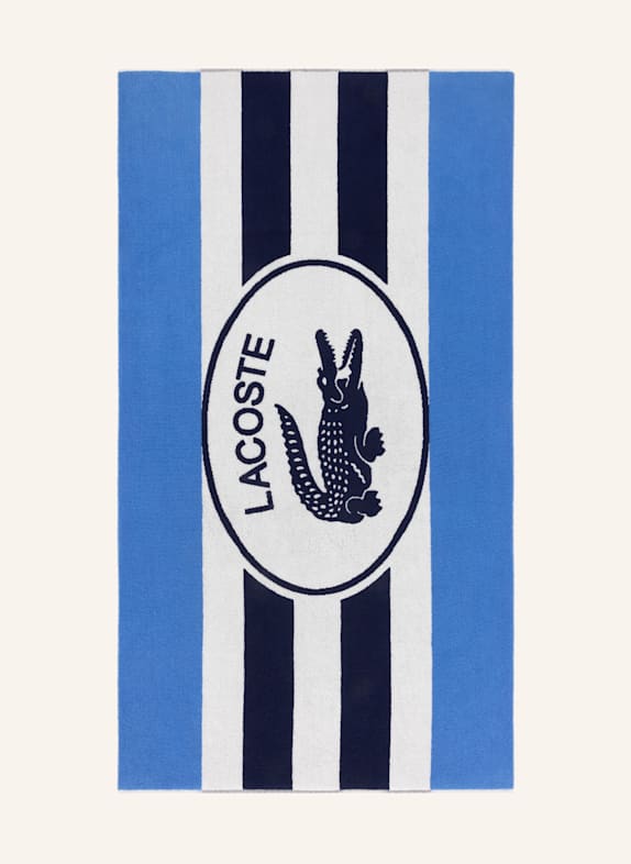 LACOSTE Strandtuch LBADGE DUNKELBLAU