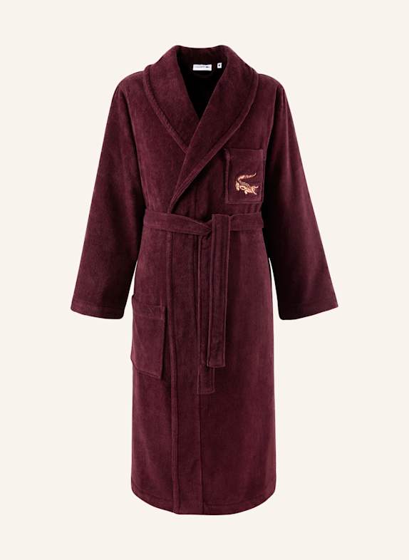 LACOSTE Bademantel LRENE ROT