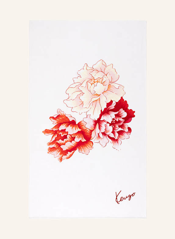 KENZO HOME Strandtuch KPEONY WEISS