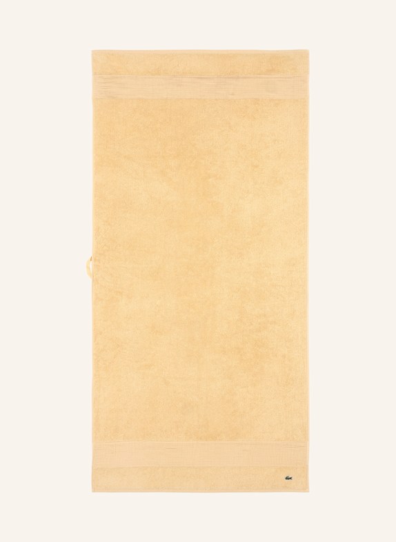 LACOSTE Duschtuch LLECROCO BEIGE