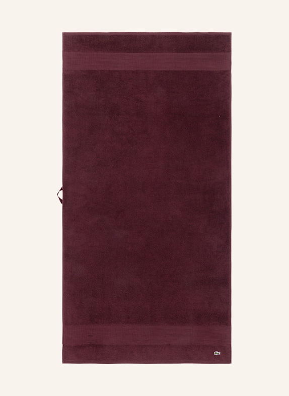 LACOSTE Duschtuch LLECROCO ROT