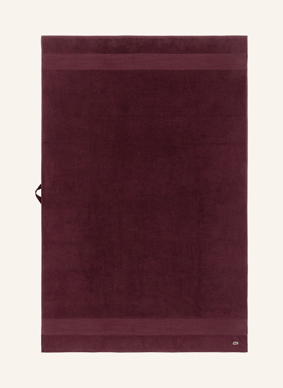 LACOSTE Badetuch LLECROCO ROT