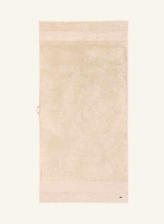 LACOSTE Duschtuch LLECROCO BRAUN