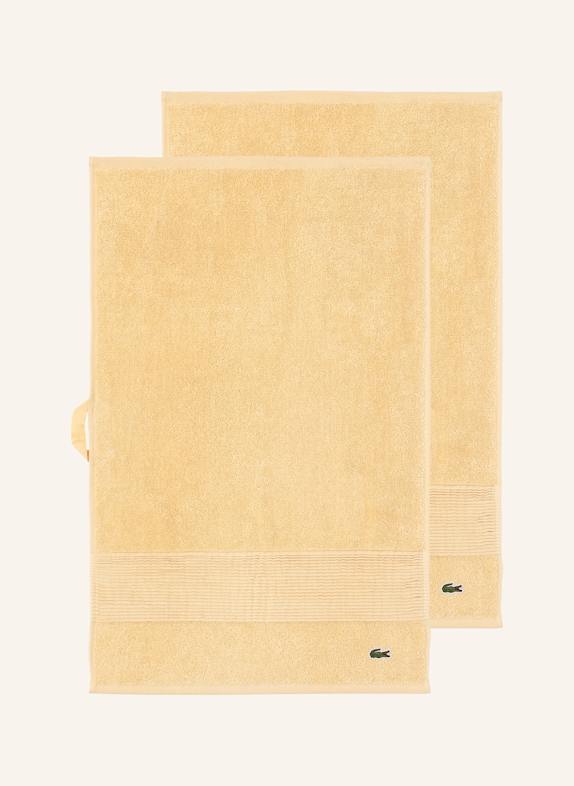LACOSTE Gästetuch 2er Set LLECROCO BEIGE
