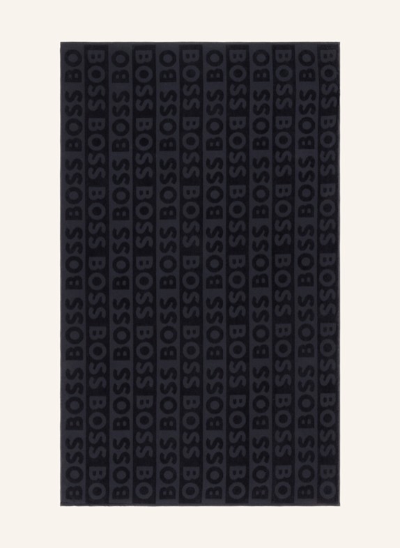 BOSS Strandtuch FONT SCHWARZ