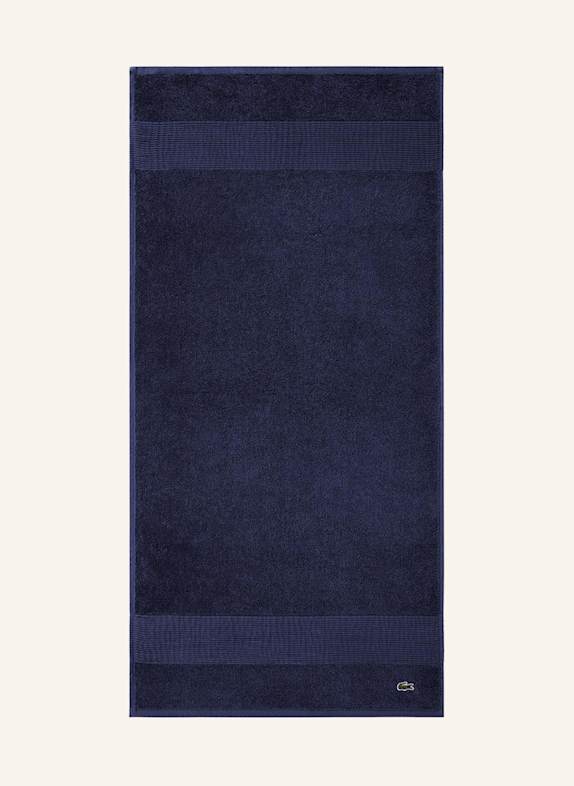 LACOSTE Handtuch LLECROCO DUNKELBLAU