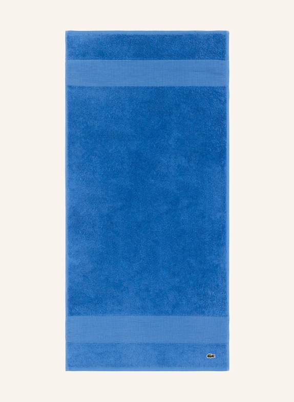LACOSTE Handtuch LLECROCO HELLBLAU