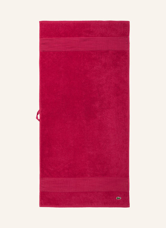 LACOSTE Handtuch LLECROCO FUCHSIA