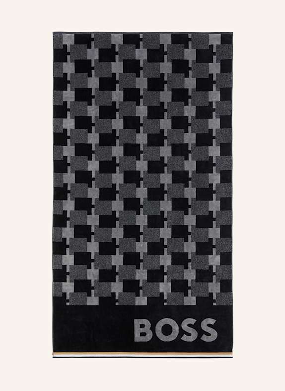 BOSS Strandtuch CUBO SCHWARZ