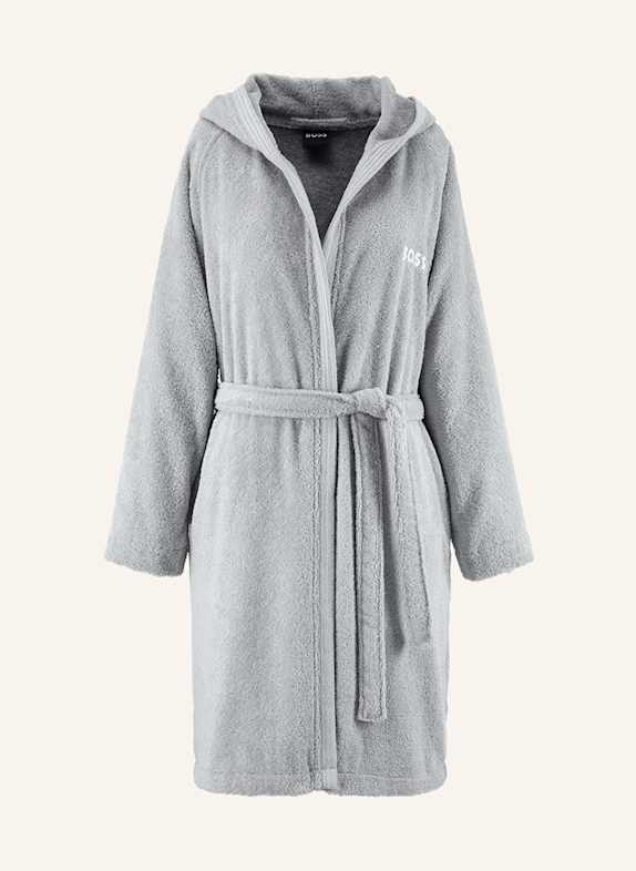 BOSS Bademantel EDGE GRAU
