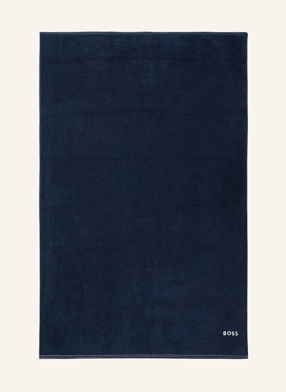 BOSS Badetuch EDGE DUNKELBLAU