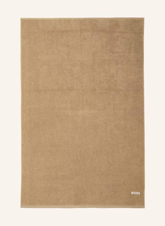 BOSS Badetuch EDGE HELLBRAUN