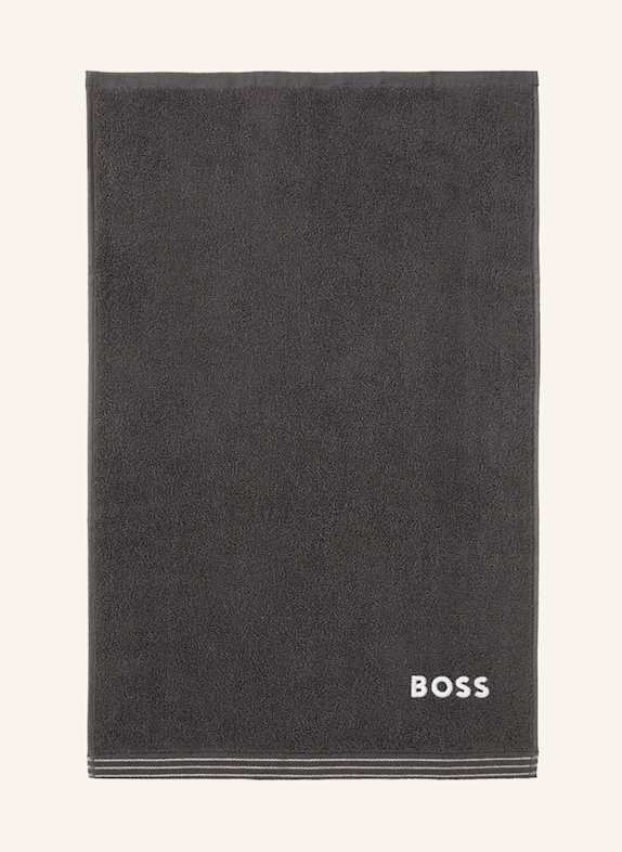 BOSS Gästetuch 2er Set EDGE DUNKELGRAU