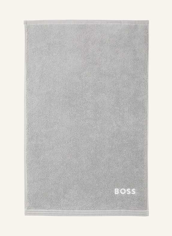 BOSS Gästetuch 2er Set EDGE HELLGRAU