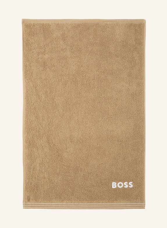 BOSS Gästetuch 2er Set EDGE HELLBRAUN