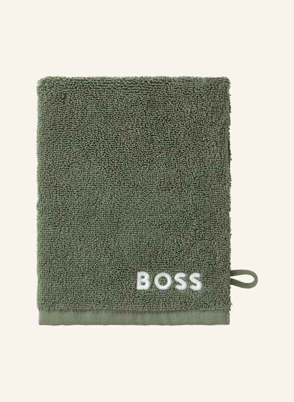 BOSS Waschhandschuh 4er Set EDGE GRÜN