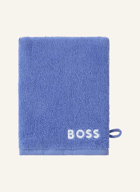 BOSS Waschhandschuh 4er Set EDGE HELLBLAU