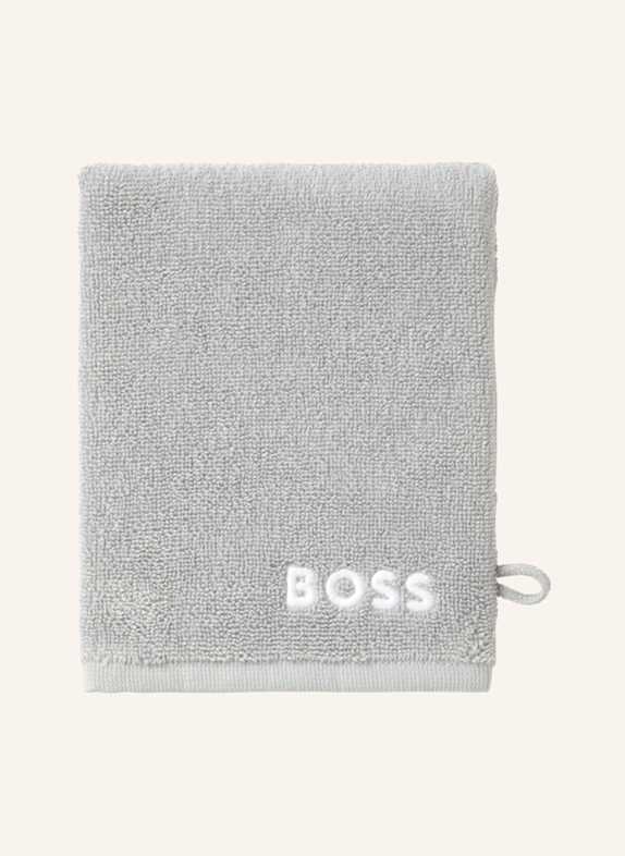 BOSS Waschhandschuh 4er Set EDGE HELLGRAU