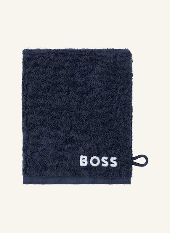 BOSS Waschhandschuh 4er Set EDGE DUNKELBLAU