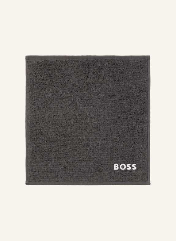 BOSS Waschlappen 4er Set EDGE DUNKELGRAU