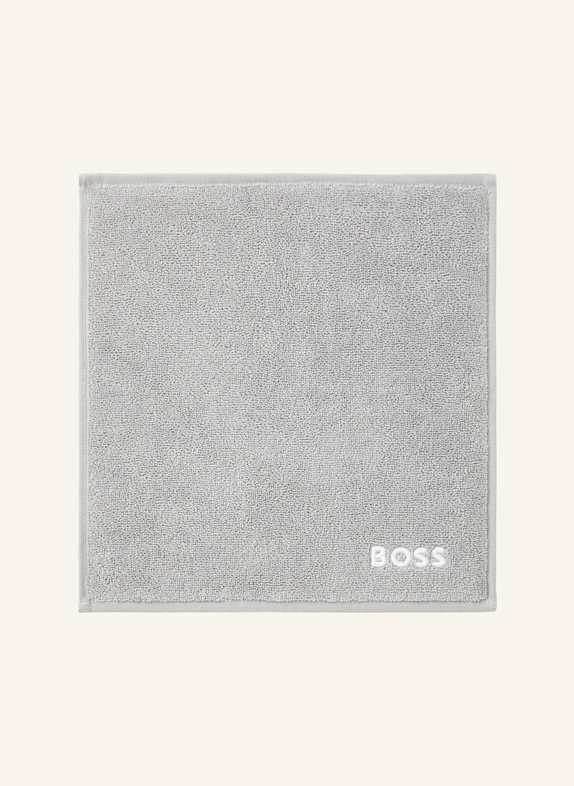 BOSS Waschlappen 4er Set EDGE HELLGRAU