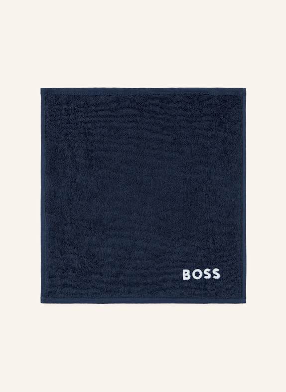 BOSS Waschlappen 4er Set EDGE DUNKELBLAU