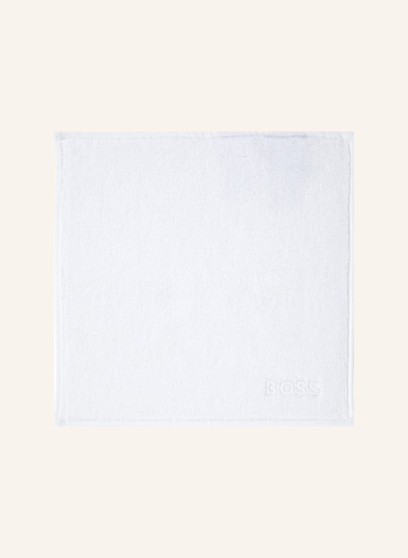 BOSS Waschlappen 4er Set EDGE WEISS