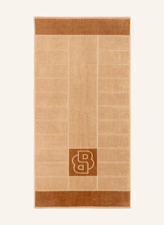 BOSS Handdoek DOUBLEB CRÈME