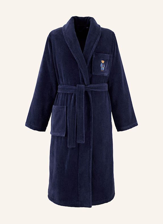 RALPH LAUREN HOME Badjas DENIMBEAR DONKERBLAUW